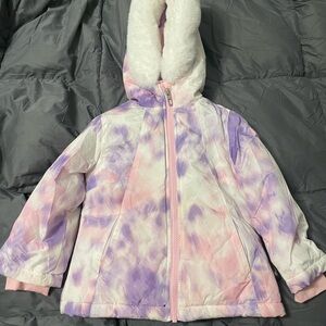 Spyder Pink and Purple Hooded Jacket